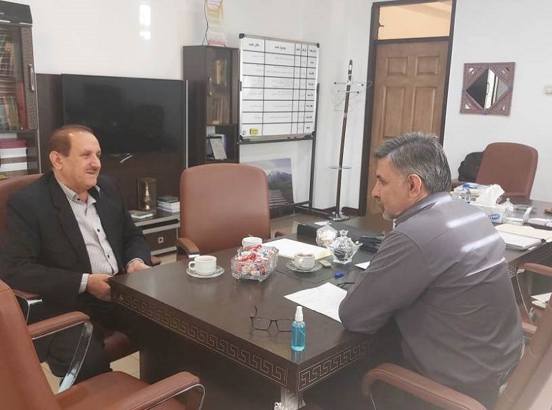 دیدار مدیر کل هواشناسی استان با رئیس سازمان مدیریت و برنامه ریزی استان کردستان